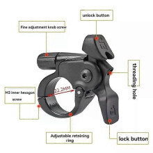 Interruptor de control de amortiguación de horquilla AA90 para bicicleta, interruptor de ajuste del