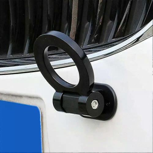 ABS Car Styling Trailer Hooks Sticker Decoration Car Auto Rear Front Trailer Simulation Racing Ring