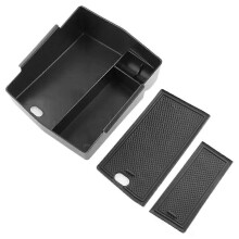 ABS Car Center Console Organizer Tray for Subaru Forester Interior Armrest Insert Storage Box