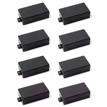 8x plastic verzegelde humbucker pickup cover geschikt voor SQ pickup gitaaronderdelen (zwart) - ABJQ