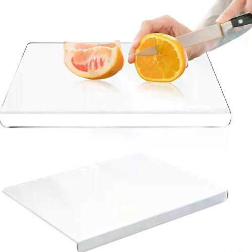 Planche à découper en acrylique transparente pour comptoir, protection de comptoir, planche à découper