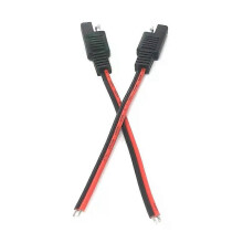 2 stuks 18AWG SAE verlengkabel 2-pins SAE snelkoppelingsstekker 10A zonnepaneel SAE-stekkeringang
