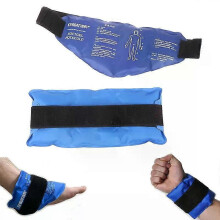 Ankel Brace Ice Pack Wrap För skador Varm Kall Terapi Återanvändbar Gel Kall Pack Ankelstöd för smärta