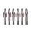 Arrow Head Target Broadhead Field Point Tips 125 Grain 20st 5