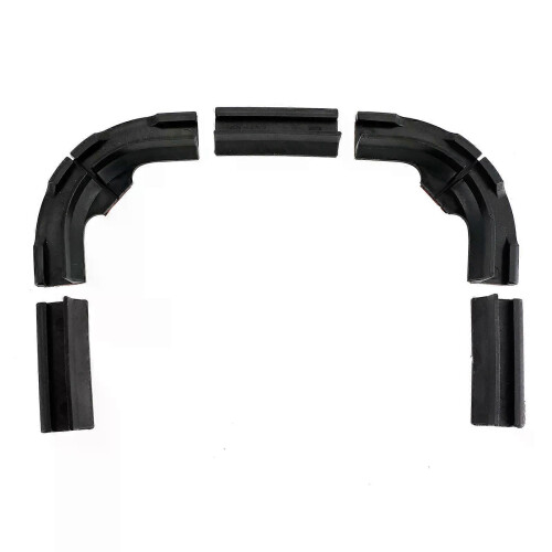 Artudatech 5 pezzi staffe generiche nere Hue Play Gradient Lightstrip set di montaggio 2