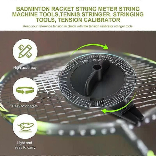 Badmintonracket String Meter String Machine Tools Tennis Stringer Stringing Tools Spänningskalibrator 2