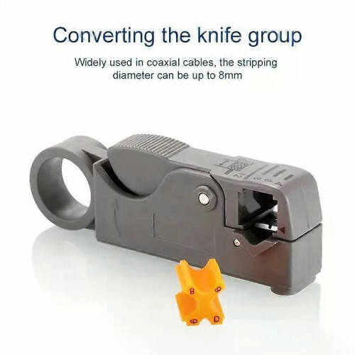 Automatic Stripping Pliers Wire Stripper Wire Coaxial Cable Cutter Tools Cable Stripper Pliers Decrustation 2