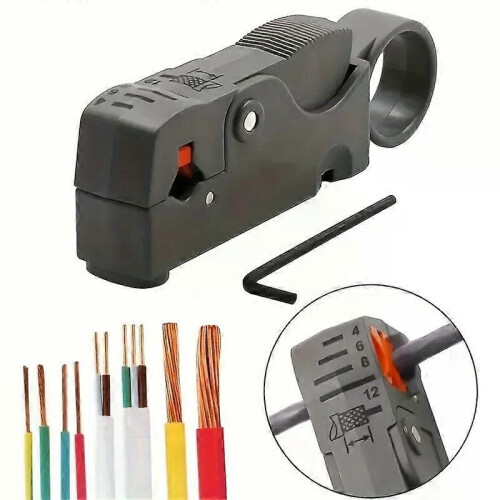 Automatic Stripping Pliers Wire Stripper Wire Coaxial Cable Cutter Tools Cable Stripper Pliers Decrustation