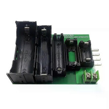 Batteritestarfodral 4 & 2-trådsterminal 18650 26650 14505 14340 1425 Batterifodralhållare Testförvaring