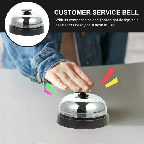 Servizio di chiamata Bell Call Ringing Desk Hand Reception Classroom Bells Formazione clienti Gioco 1