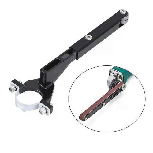 Belt Sander Attachment Adapter Angled Grinder Modified Sanding Support Tool Pipe 2