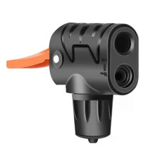 Fietsluchtmondstuk Slangadapter Dubbele kop Pomponderdelen Accessoires F/V A/V Fietsbandpomp Ventielconnector