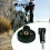 Adattatore per base per computer da bicicletta, supporto per contachilometri per bici, per GoPro, Garmin 4