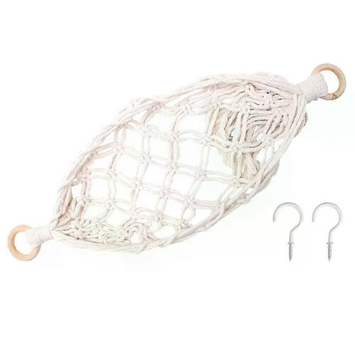 Boho Hängematte Obst Hängekorb Gewebte Lagerung Gemüse Halter Stehen Organizer Net Edelstahl