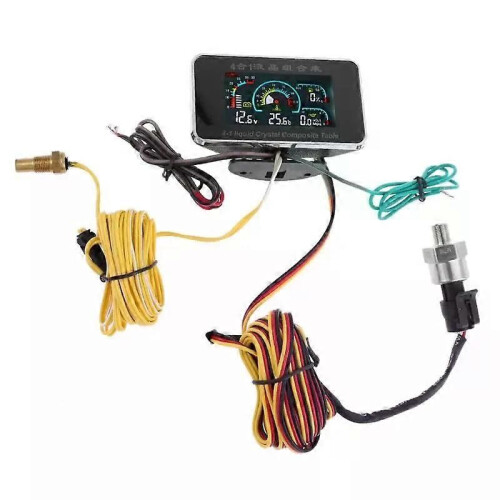 Fordon Stort set Mätare 12V-24V Display Panel Digital Voltmeter Dropship 1