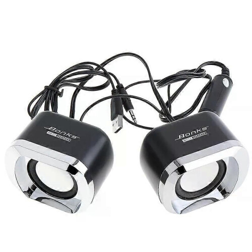 Bonks High Power Full Range Stereo Subwoofer PC Speaker Draagbare Bas Muziek DJ USB Computer Speakers