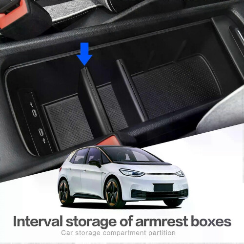 Box Baffle for ID3 ID3 ID 3 Car Central Console Armrest Storage Box Stowing Partition 2