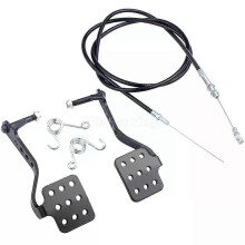 Pedali dell'acceleratore del freno con kit cavo dell'acceleratore da 71 pollici per Go Cart Predator