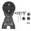 Supporto per computer da manubrio per bici per Garmin Bryton Wahoo Giant con supporti per bicicletta 3