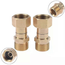 Raccordo girevole per tubo flessibile per idropulitrice ad alta pressione in ottone M22 14 mm 15 mm