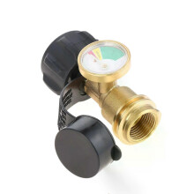 Indicatore del livello del gas per serbatoio del carburante propano in ottone, rilevatore di perdite,