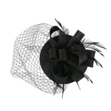 Velo de novia, sombrero de cóctel, diademas, tocado de té, accesorios para el cabello de novia