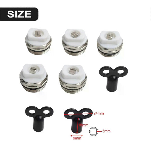 Brass Radiator Valve Air Vent Key Effective Air Venting Flexible Compatibility Long-lasting Reliability 2