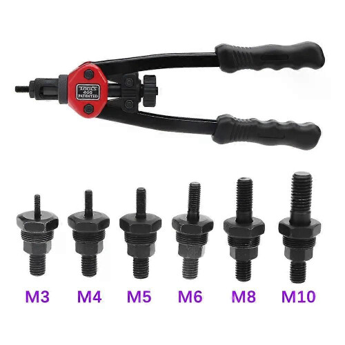 BT605 606 remachadora Hand Threaded Rivet Nut Gun Insert Rivet Nut Tool Manual Riveting Rivnut for Nuts 2