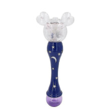 Bubble Machine Elektrisk Bubble Wand giftfri hållbar med musikaliskt ljus Fairy Stick Bubble
