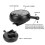 Bike Warning Tail Light USB Rechargeable Smart Wireless Remote Control Turn Signal Warning Brake Light 3