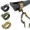 ButtStock Sling Gun Sling Loop Adapter Adjustable Nylon Shoulder Strap With D Ring EDC Belt Attachment 1