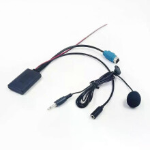 Biurlink pour autoradio Alpine KCE-237B CDE101E 102E 105E 117E, câble auxiliaire Bluetooth, microphone