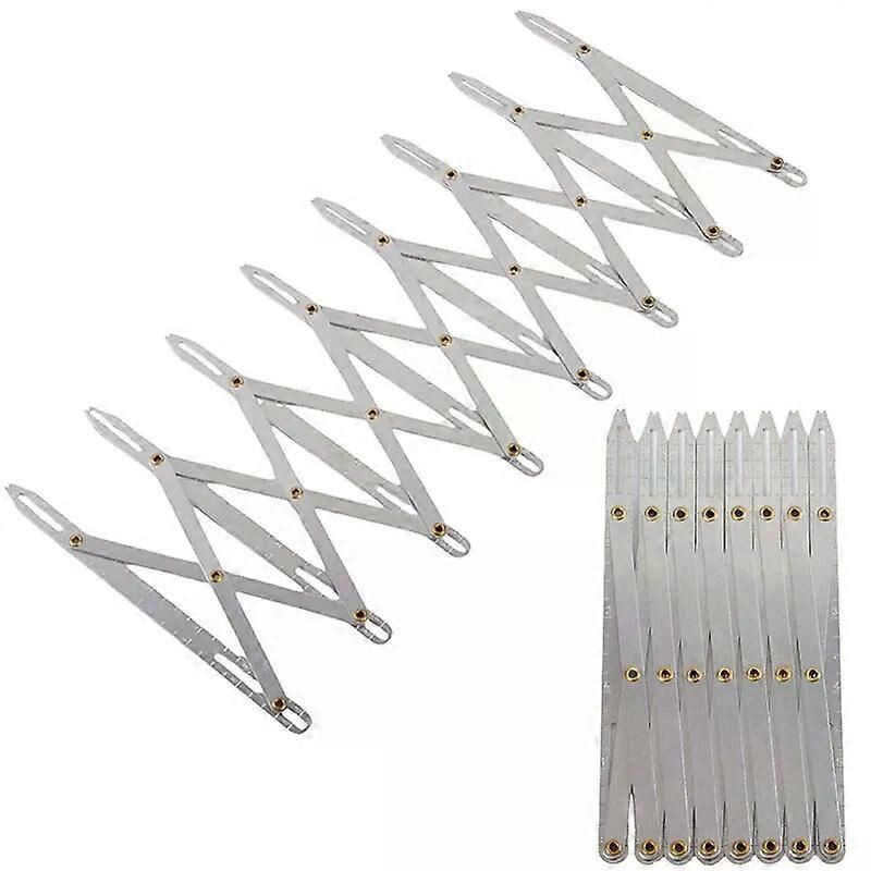 Règle Couture Multifonctionnelle En Aluminium - Jauge Extensible Pour Boutons, Plis Et Mesures Précises
