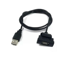 Biurlink RCD510 RNS315 USB-interfaceslotknop hoofdunitpaneel met kabel voor Skoda Octavia