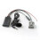 Cable Bluetooth ABS negro para Ford Fiesta 2008-2010, cable adaptador Bluetooth 50Aux con micrófono 5