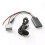 Cable Bluetooth ABS negro para Ford Fiesta 2008-2010, cable adaptador Bluetooth 50Aux con micrófono 4