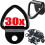 Svart D Shape Tie Down Ankarringar Järn Rostfritt stål Cargo Tie Down Ring för bil Lastbil Trailers 1