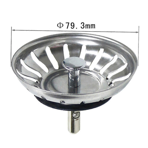 Blanco Siebkörbchen 3,5" Exzenter 18 Ablaufschlitze 119146 Neu 2