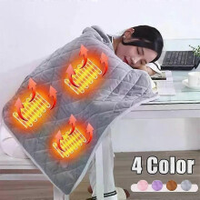 Coperta riscaldata tramite power bank, scaldaletto invernale USB, coperta riscaldata più spessa, macchina