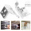 Persianas venecianas Spider Code Accesorios Cortinas enrollables para ventanas Riel de aleación de aluminio 4