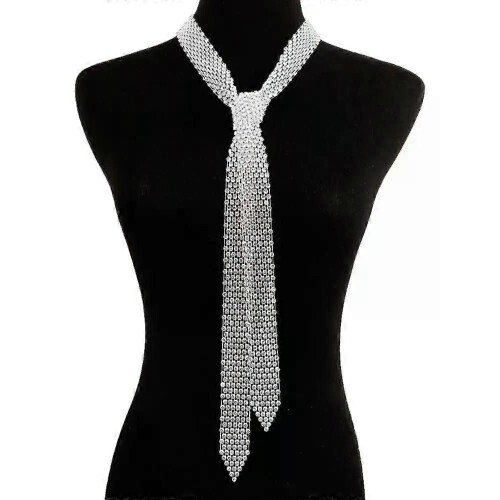 Bling Strass Stropdas Uniform Stropdas Vrouwen Stropdas Dagelijkse Feest Dans Stropdas 2