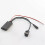 Adattatore per chiamate gratuite Bluetooth 50 Aux per auto, microfono, vivavoce, telefono cellulare, 4