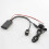 Adattatore per chiamate gratuite Bluetooth 50 Aux per auto, microfono, vivavoce, telefono cellulare, 5