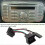 Adattatore audio wireless Bluetooth 50 con cavo AUX-IN e microfono sostitutivo per Ford Focus Mondeo 1