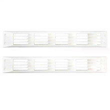 Boat 2 Pcs Ventilation Rectangle Grill Cover for White Air Vent Cover Fit For caravan RV Yacht for marine