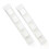Cubierta de rejilla de ventilación rectangular para barco, 2 piezas, color blanco, apta para caravana, 2