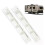 Cubierta de rejilla de ventilación rectangular para barco, 2 piezas, color blanco, apta para caravana, 3