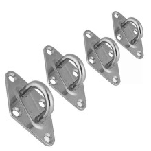 Ojal de diamante para barco, 4 tipos, acero inoxidable 304, placa de ojo de diamante para barco, grado