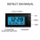 Orologio digitale per auto con display LCD retroilluminato, temperatura, mese e data, accessori per 5