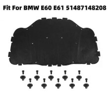Warmte-isolerende geluidsdemper van katoen voor de motorkap van een auto, BMW E60 E61 51487148208